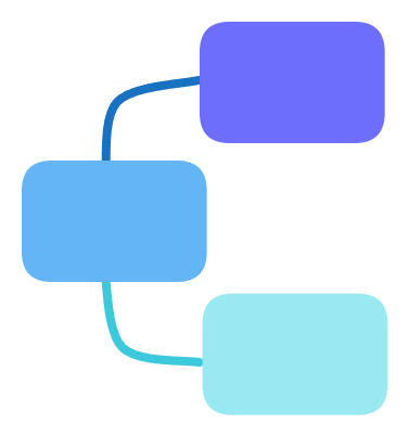Blue-white square with arrow — Aipick Zone